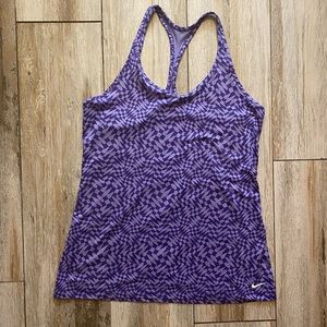 Nike DriFit Slim Fit tank, Purple, Medium